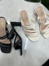 Vintage Double Strap Slid on Heels